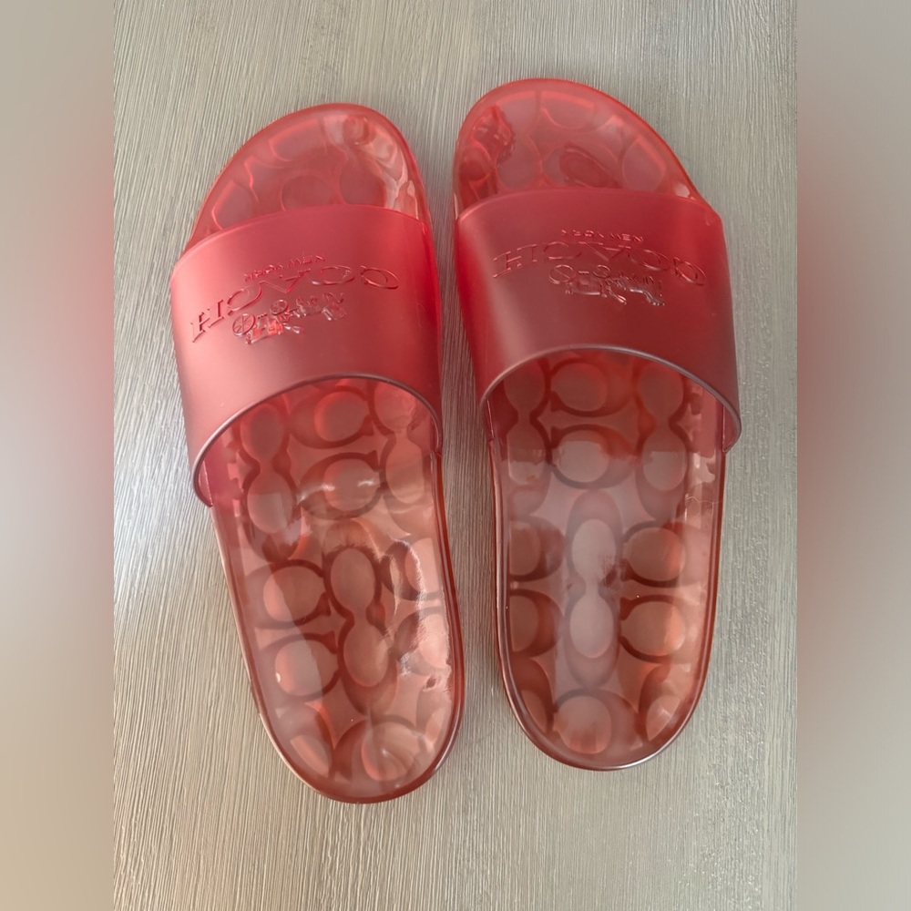 Coach Jelly Slides Pink Ombré - Picture 3 of 6
